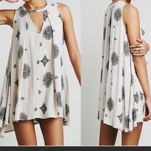 Free People Medallion swing print tunic -  M